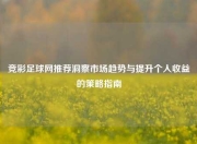 竞彩足球网推荐洞察市场趋势与提升个人收益的策略指南