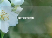 欧冠竞彩购买网