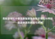 竞彩足球比分新浪新版新版竞彩足球比分网站——新浪体育的创新与突破