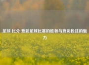 足球 比分 竞彩足球比赛的胜者与竞彩投注的魅力