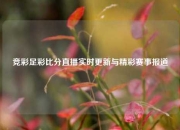 竞彩足彩比分直播实时更新与精彩赛事报道