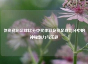 体彩竞彩足球比分中奖体彩竞彩足球比分中的神秘魅力与乐趣