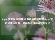 "竞彩足球500比分,有让球和受球的."竞彩足球500比分，揭秘有让球和受球的玩法