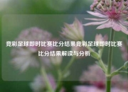 竞彩足球即时比赛比分结果竞彩足球即时比赛比分结果解读与分析