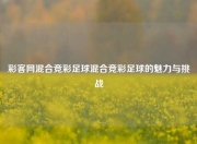 彩客网混合竞彩足球混合竞彩足球的魅力与挑战