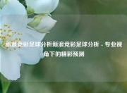 新浪竞彩足球分析新浪竞彩足球分析 - 专业视角下的精彩预测