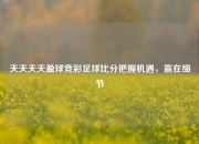 天天天天盈球竞彩足球比分把握机遇，赢在细节