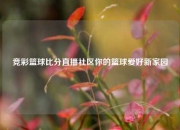 竞彩篮球比分直播社区你的篮球爱好新家园
