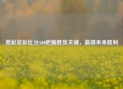 竞彩足彩比分500把握胜负关键，赢得未来胜利