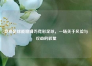 竞彩足球能稳赚吗竞彩足球，一场关于风险与收益的较量