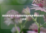 竞彩网足球比分直播播掌握实时赛事动态的不二选择