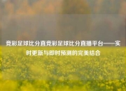 竞彩足球比分直竞彩足球比分直播平台——实时更新与即时预测的完美结合