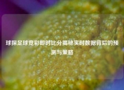 球探足球竞彩即时比分揭秘实时数据背后的预测与策略