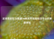 足球竞彩比分直播500网实时在线投注平台的革新体验