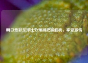 明日竞彩足球比分预测把握胜机，享受激情