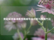 竞彩足球最准推荐揭秘专业分析与预测方法