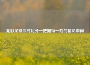 竞彩足球即时比分一把握每一刻的精彩瞬间
