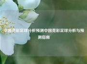 中国竞彩足球分析预测中国竞彩足球分析与预测指南
