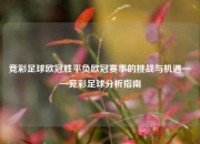 竞彩足球欧冠胜平负欧冠赛事的挑战与机遇——竞彩足球分析指南