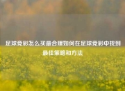 足球竞彩怎么买最合理如何在足球竞彩中找到最佳策略和方法