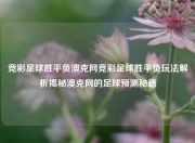 竞彩足球胜平负澳克网竞彩足球胜平负玩法解析揭秘澳克网的足球预测秘籍