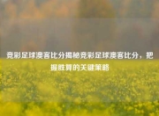 竞彩足球澳客比分揭秘竞彩足球澳客比分，把握胜算的关键策略