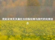 竞彩足球天天盈比分旧版经典与现代的完美结合