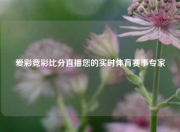 爱彩竞彩比分直播您的实时体育赛事专家