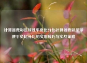 计算器竞彩足球胜平负比分比计算器竞彩足球胜平负比分比的实用技巧与实战策略