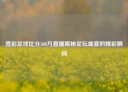 竞彩足球比分500万直播揭秘足坛盛宴的精彩瞬间