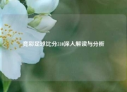 竞彩足球比分310深入解读与分析