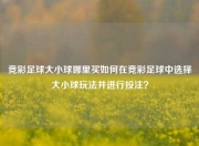 竞彩足球大小球哪里买如何在竞彩足球中选择大小球玩法并进行投注？