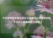 今日足球竞彩胜平负比分直播今日足球竞彩胜平负比分直播解析与预测