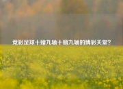 竞彩足球十赌九输十赌九输的博彩天堂？