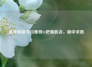 足球竞彩今日推荐31把握机会，稳中求胜