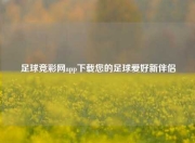 足球竞彩网app下载您的足球爱好新伴侣