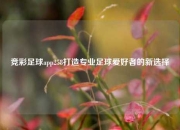 竞彩足球app258打造专业足球爱好者的新选择