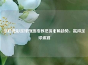 明日竞彩足球预测推荐把握市场趋势，赢得足球盛宴