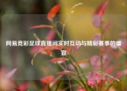网易竞彩足球直播间实时互动与精彩赛事的盛宴