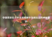 中国竞彩比分半全场揭秘半全场玩法的神秘面纱