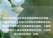 足球竞彩网投注比例足球竞彩网投注比例是一个重要的概念，在进行任何形式的博彩投注时，理解并掌握好这个比例是非常关键的。下面将详细解释什么是足球竞彩网投注比例，以及如何计算和应用这一比例。