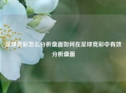 足球竞彩怎么分析盘面如何在足球竞彩中有效分析盘面