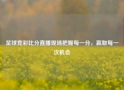 足球竞彩比分直播现场把握每一分，赢取每一次机会