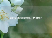 竞彩足球15洞察市场，把握机会