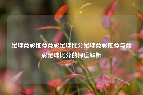 足球竞彩推荐竞彩足球比分足球竞彩推荐与竞彩足球比分的深度解析