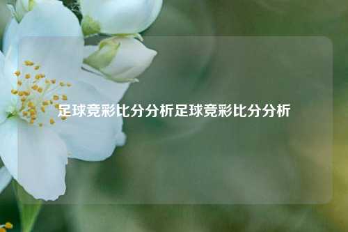 足球竞彩比分分析足球竞彩比分分析