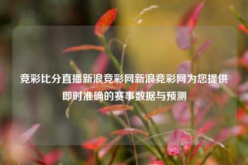 竞彩比分直播新浪竞彩网新浪竞彩网为您提供即时准确的赛事数据与预测