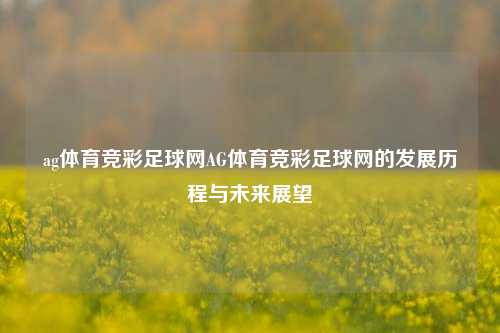 ag体育竞彩足球网AG体育竞彩足球网的发展历程与未来展望