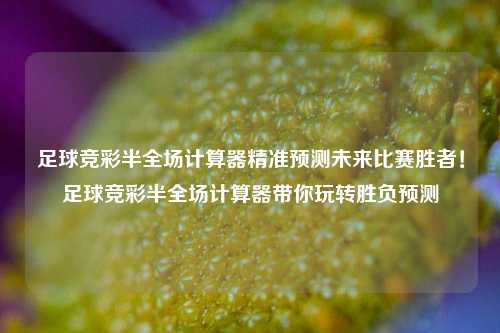 足球竞彩半全场计算器精准预测未来比赛胜者！足球竞彩半全场计算器带你玩转胜负预测