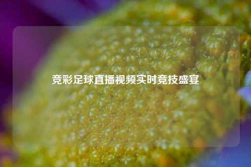 竞彩足球直播视频实时竞技盛宴